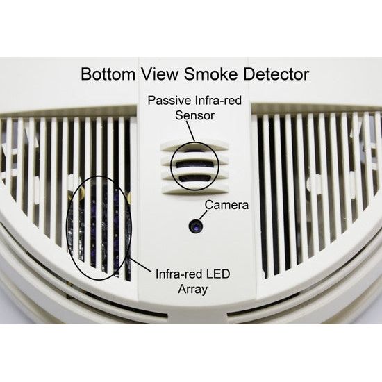 Smoke Detector Hidden Camera HD - description