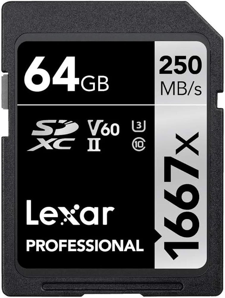 Blackmagic Design Pocket Cinema Camera 6K G2 Bundle with Lexar 64GB Pro SDXC Card and Watson NP-F550 Batteries with Chargers