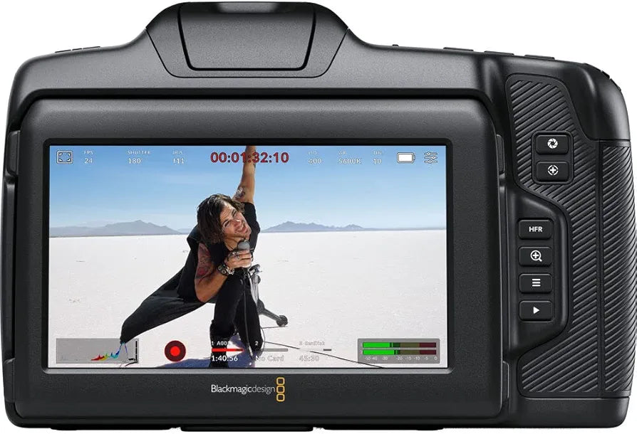 Blackmagic Design Pocket Cinema Camera 6K G2 Bundle with Lexar 64GB Pro SDXC Card and Watson NP-F550 Batteries with Chargers
