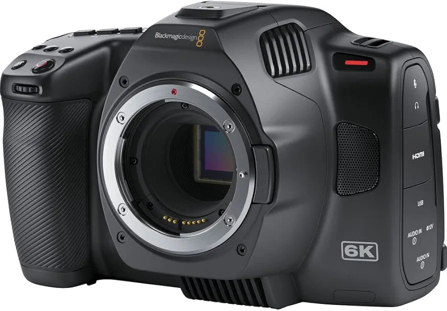 Blackmagic Design Pocket Cinema Camera 6K G2 Bundle with Lexar 64GB Pro SDXC Card and Watson NP-F550 Batteries with Chargers