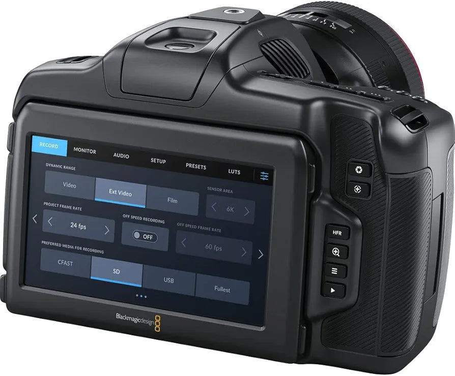 Blackmagic Design Pocket Cinema Camera 6K G2 Bundle with Lexar 64GB Pro SDXC Card and Watson NP-F550 Batteries with Chargers