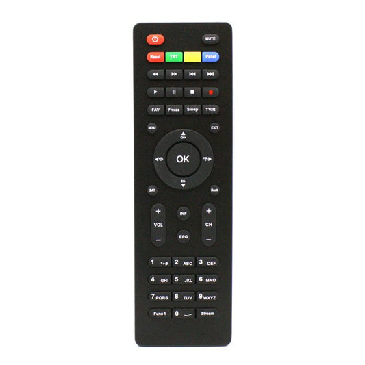 LawMate PV-RC10FHD TV remote hidden camera recorder - top view showing all function buttons and navigation controls